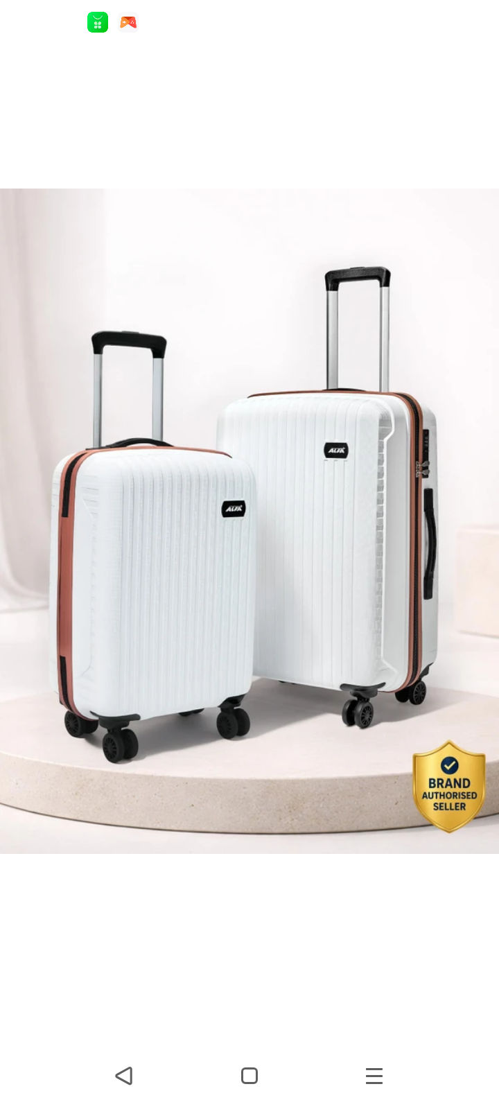 Take a look at this Hard Body Set of 2 Luggage 8 Wheels - Excel Secure Hard Side Luggage | Trolley Bag