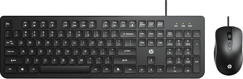 HP KM190 Wired USB Standard Gaming Keyboard Compatible with Desktop, Laptop (Black)