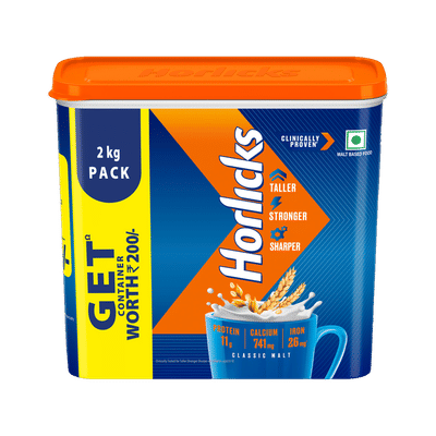 HORLICKS Nutrition Drink Plastic Container (2 kg)