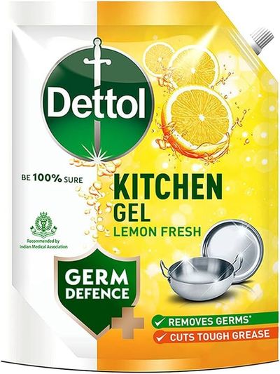 Dettol dishwash liquid and Kitchen gel 1500 ml at 75