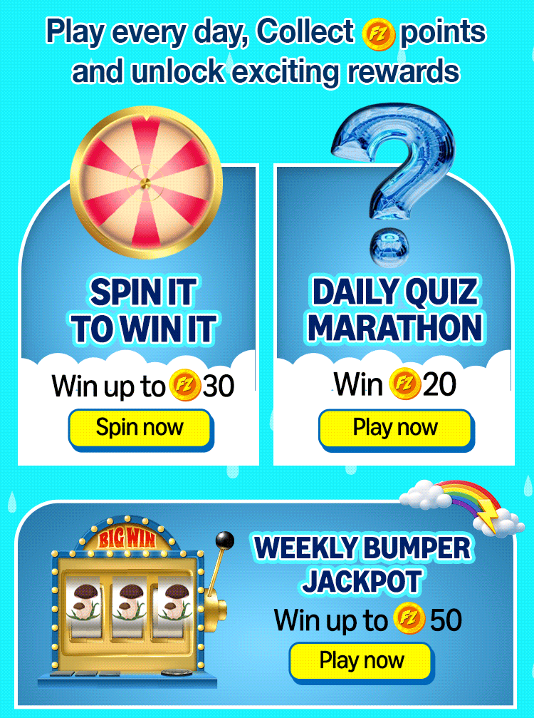 Funzone FZ Points Weekly Bumper Jackpot