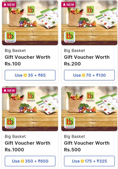Flipkart- Bigbasket gv 35% off yesterday it was 18% off
