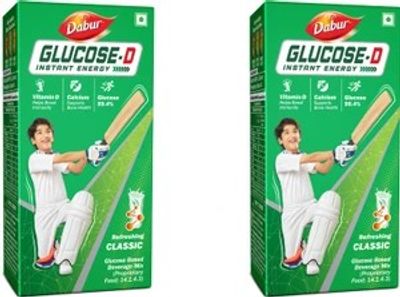 Dabur Glucose D Instant Energy Drink - 1kg x2 Regular (Carton Pow...more