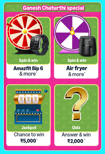 Ganesh Chaturthi Special Amazon Funzone Games - Spin & Win, Jackpot & Quiz