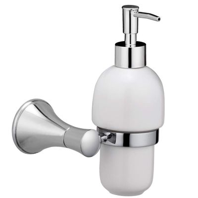 ALTON AntiqueBlack-Chrome, Soap Dispenser, Wall Mounted