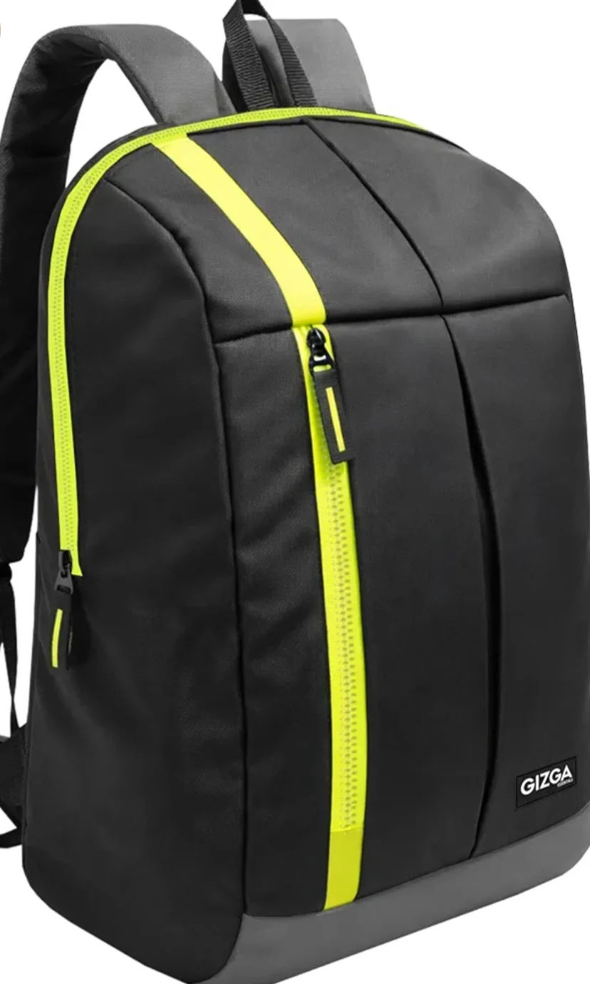 Gizga Essentials Mini Backpack for Men & Women (12L)| Spacious Interior, Quick Access Pockets, Durable & Lightweight| High-Strength Polyester Bag for Travel, Office, Hiking & Daily Use (Black)