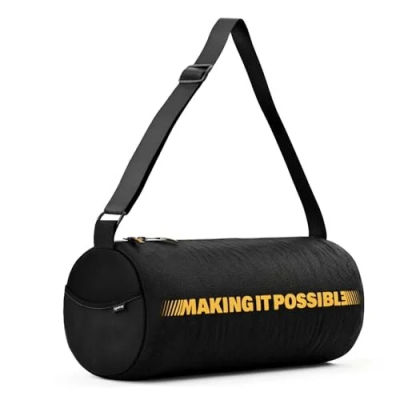 Lifelong Gym Bag for Men & Women | Lightweight Sports Duffle Bag| Black | Polyester