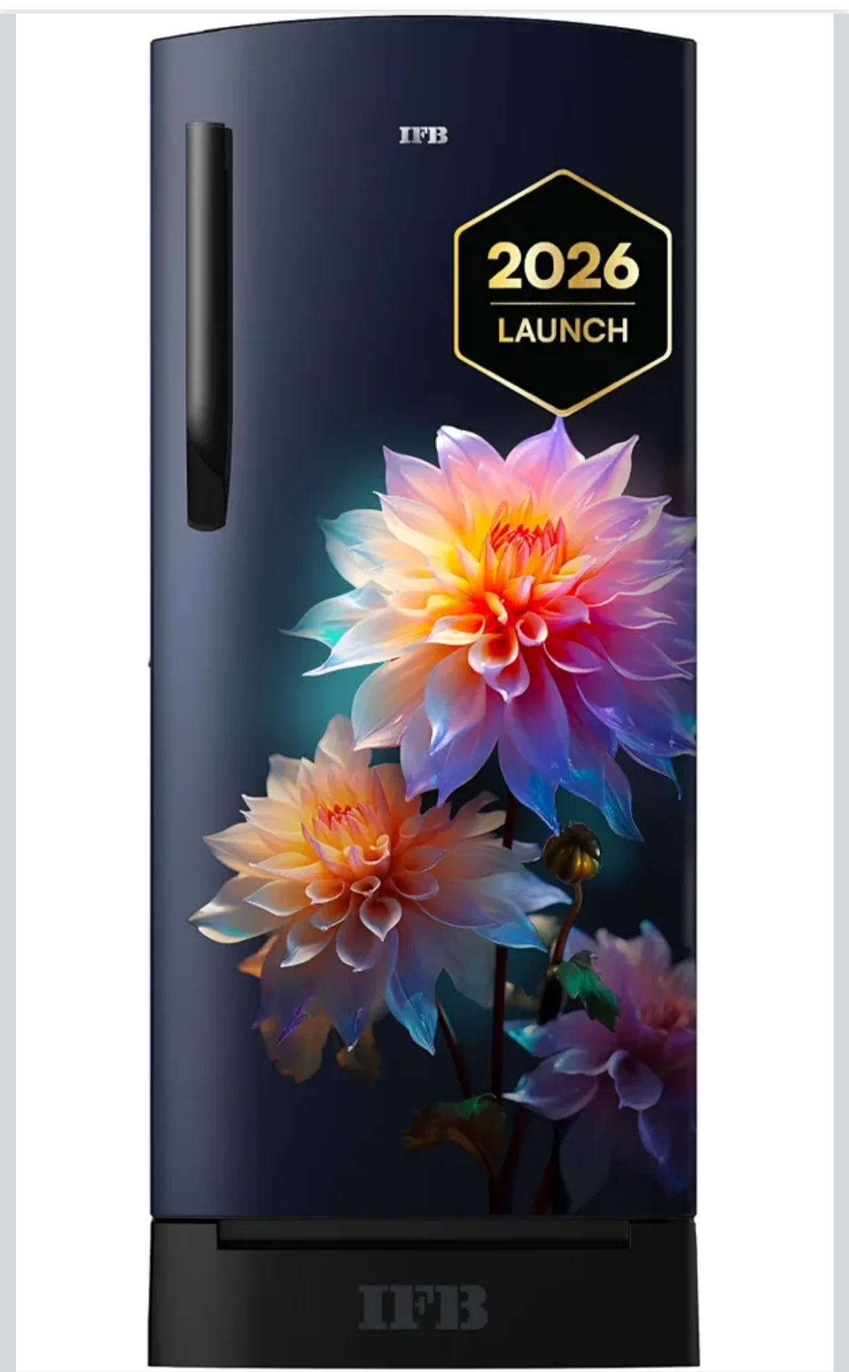 IFB 187L 5 Star Advanced Inverter Direct-Cool Single Door Refrigerator with 30 Hrs Cooling Retention, Big Vegetable Box, 4 Year Super Warranty & Base Stand (2026, IFBDC-213EYBNED, Divine Bliss Blue)