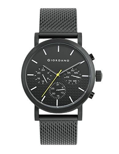 Giordano Analog Black Dial Men's Watch - 1826-33