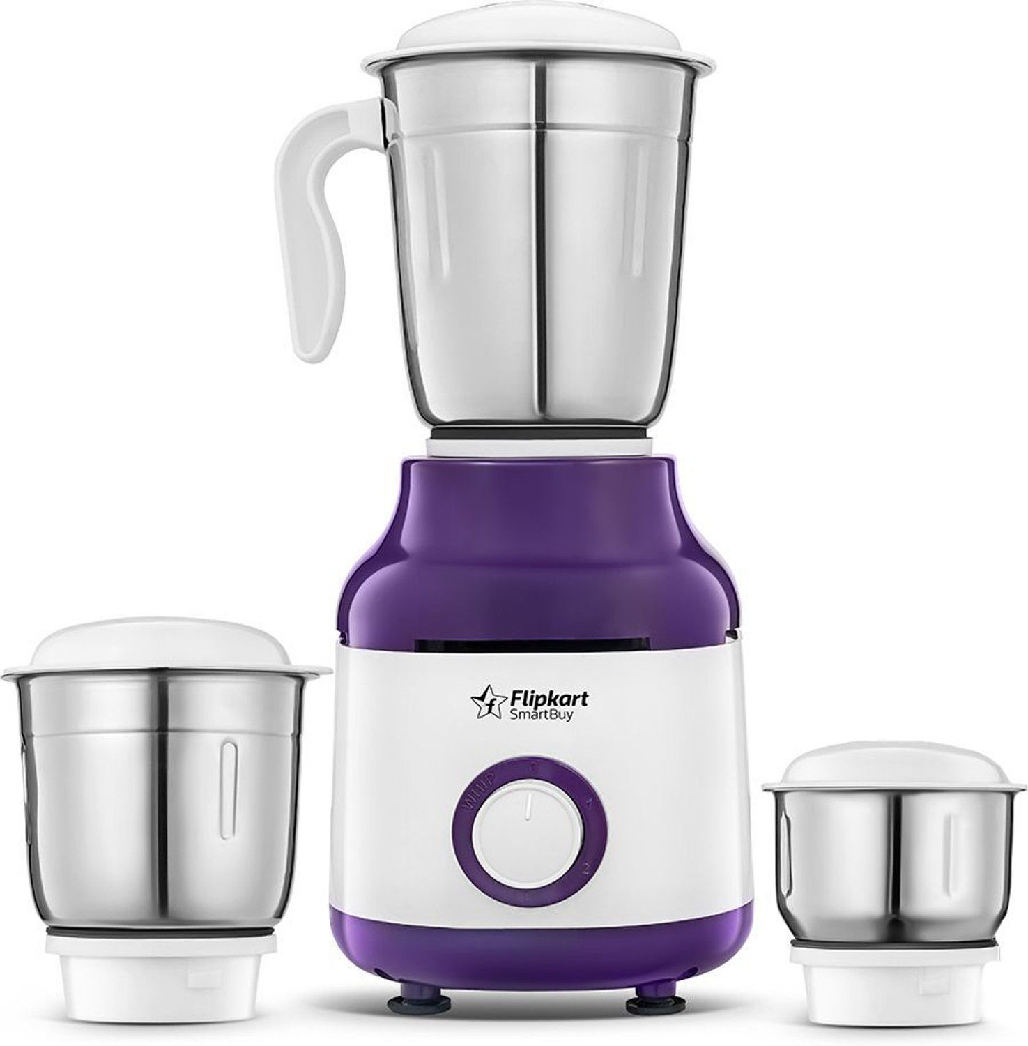 Flipkart SmartBuy Neo plus 500 W Juicer Mixer Grinder (Neo plus | 3 Jars | Purple)