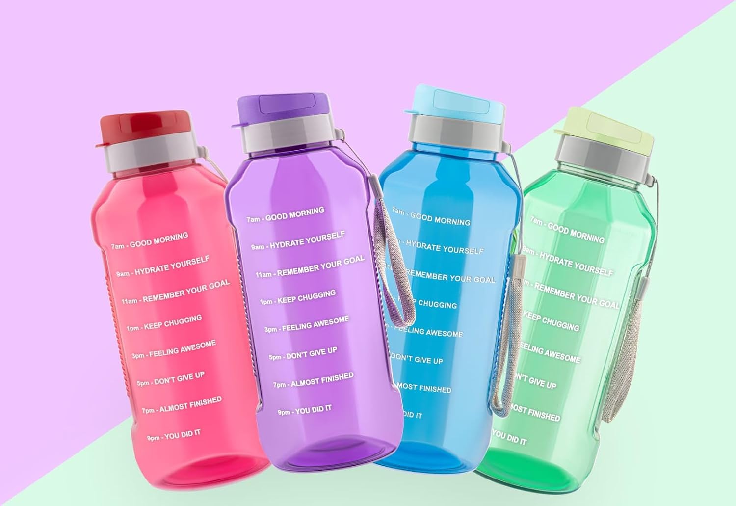 Arto Ultra Pro 1.5L BPA-Free Motivational Water Bottle