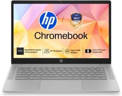 HP Chromebook MediaTek Kompanio 540 - (4 GB/128 GB SSD/Chrome OS)...more