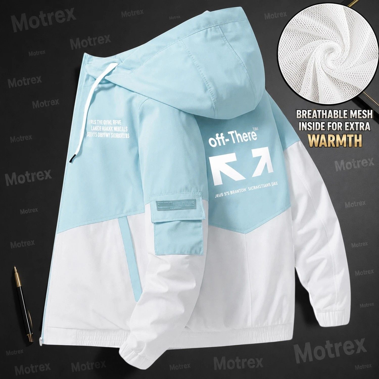 MOTREX Men Colorblock Casual Jacket