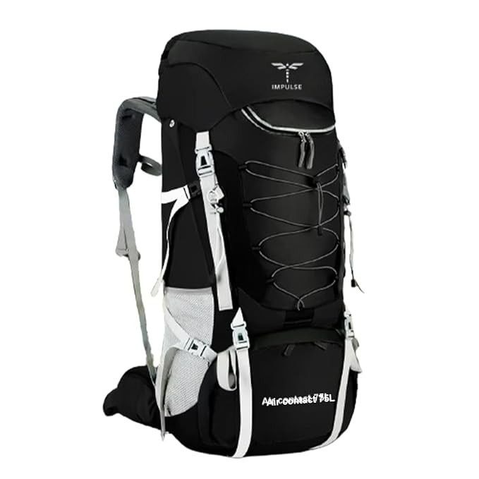 Impulse Expedition rucksack bags 75 litres travel bag for men tourist bag for travel backpack for hiking trekking Bag for men camping bag with 1 Year Warranty