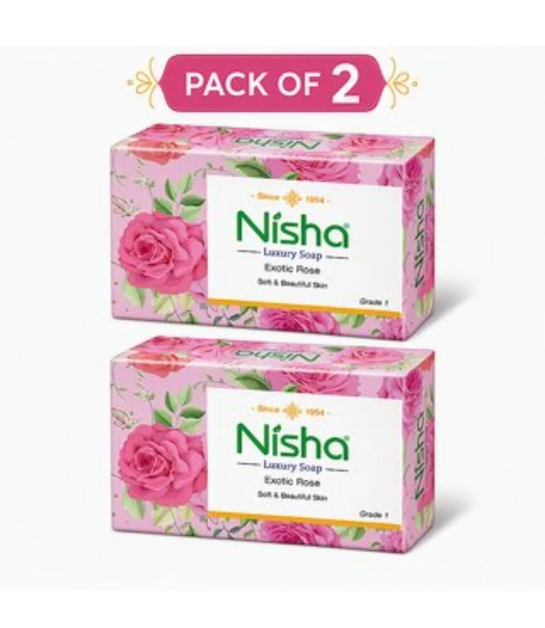 Nisha soaps 100gm pack of 2