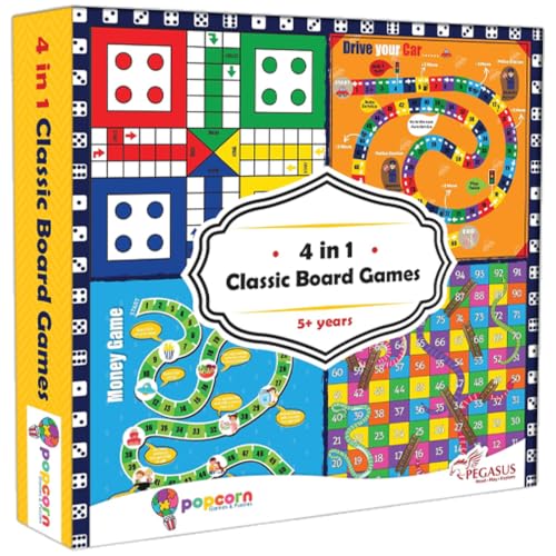 popcorn Games & Puzzles Classic Board Games for Smart Kids