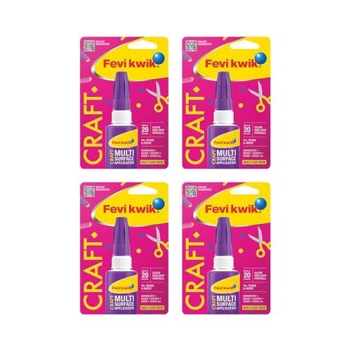 Fevikwik Craft 6 GM | Instant glue for crafting | (Pack of 4)