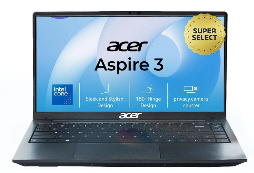 Acer Aspire 3 (i3 14th Gen) Intel Core 3 100U -(8 GB/512 GB SSD/Windows 11 Home)(14 inch, Steel Gray, 1.45 kg)