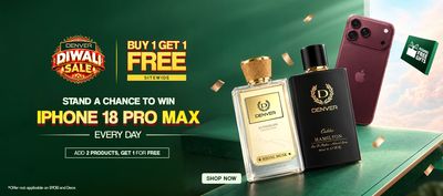 Denver Diwali Sale Buy 1 Get 1 Free + Chance to Win iPhone 18 Pro Max