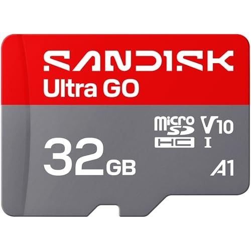 SANDISK 32GB Ultra Go microSD Card UHS-I, Up to 120MB/s, Full HD Video, Memory Card