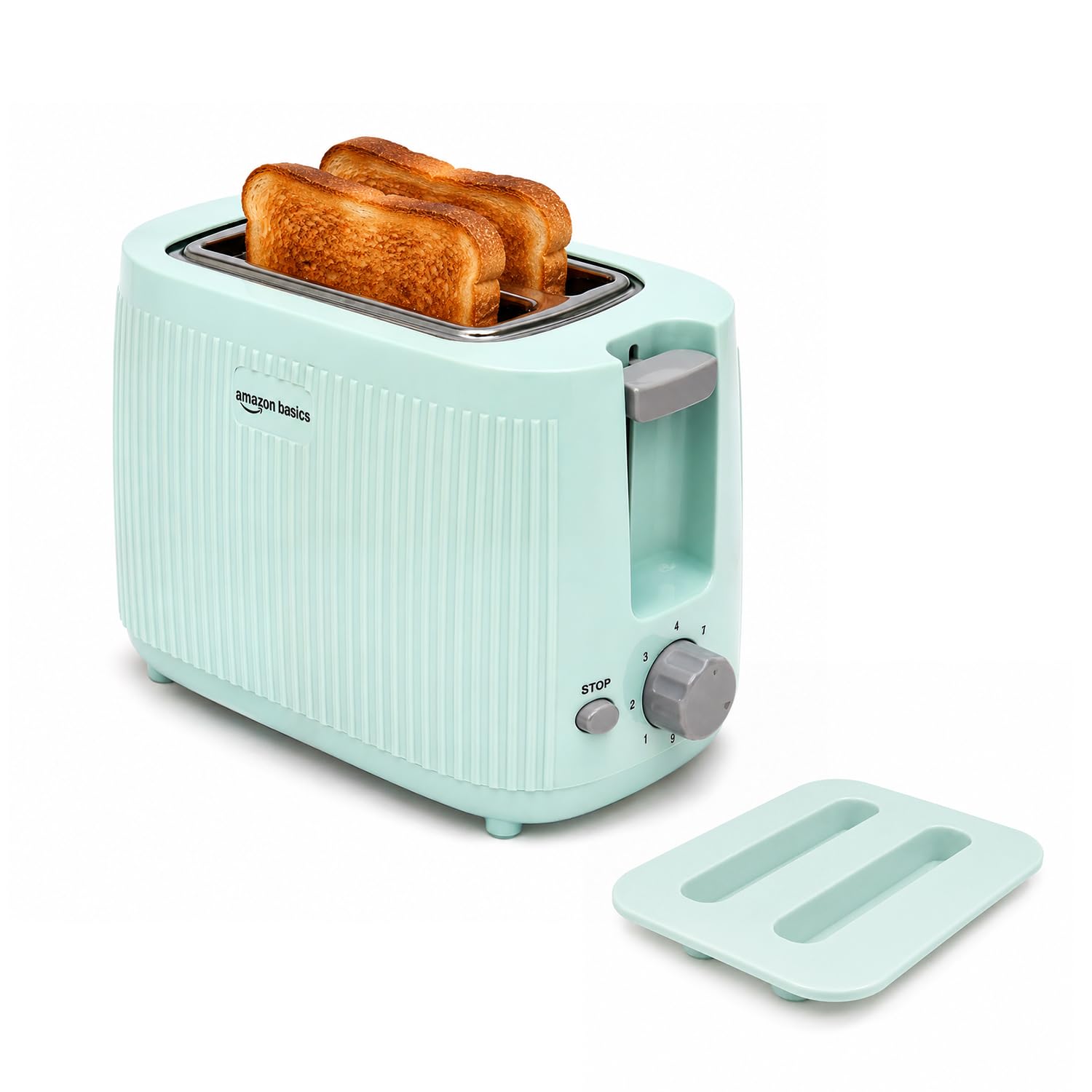 Amazon Basics 600W 2-Slice Pop-Up Toaster with 7 Browning Levels