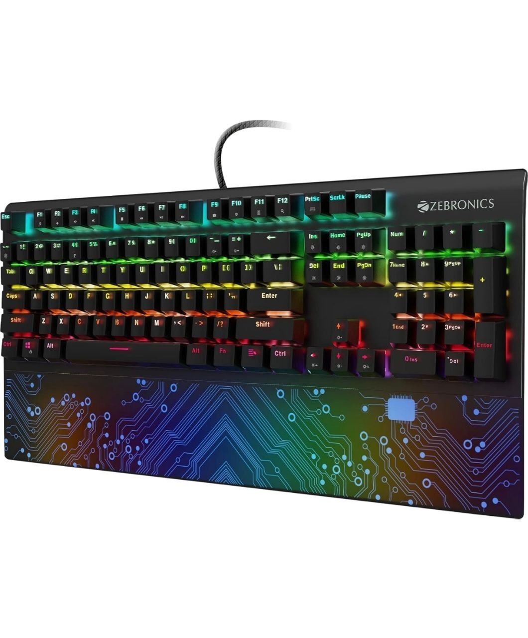 ZEBRONICS Zeb-MAX Chroma Premium Mechanical Gaming Keyboard