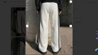 Men’s Relaxed Fit Colourblocked Training Track Pants - Athletic Workout Bottoms