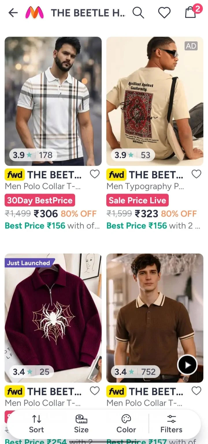 THE BEETLE HOUSE Men Casual Shirt upto 80%, 90% Off