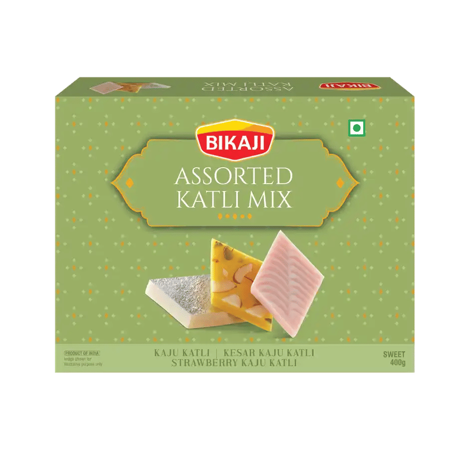 Zepto - Bikaji Assorted Katli Mix 1 pack (400 g) & Daadi's Coconut Ghee Burfi & Ghee Mysore Pak 1 pack (400 g)