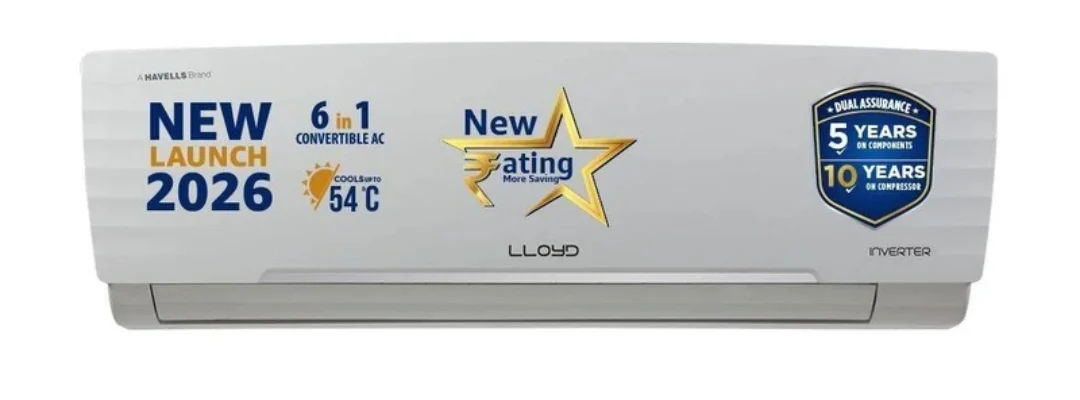 Lloyd 2026 Model 1.5 Ton 5 Star Split Inverter AC on Flipkart