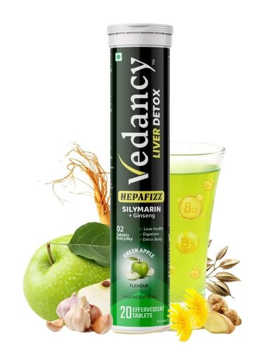 HepaFizz Liver Detox Effervescent Tablets 20 Tabs Ideal For 10 Days