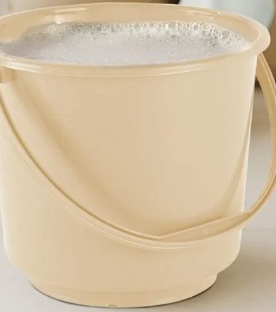 Kuber Industries 5 Litre Compact Size Plastic Bucket for Kitchen, Cleaning & Water Storage - Small Lightweight and Easy to Carry Utility Bucket Ideal for Mopping - Plain (free delivery)