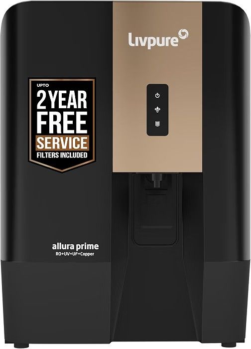 Livpure Allura Prime Water Purifier RO+UV+UF+Copper+Alkaline | 7 Ltr