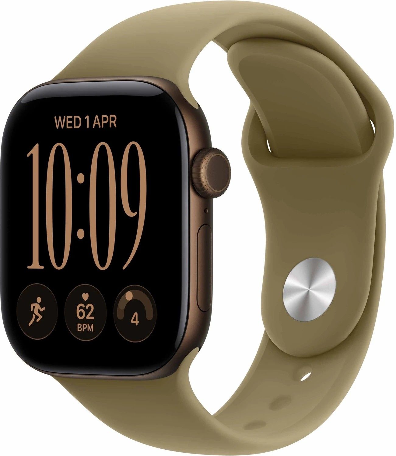 Apple Watch Series 12 GPS 42mm Dark Bronze Aluminium Case with Ol...more