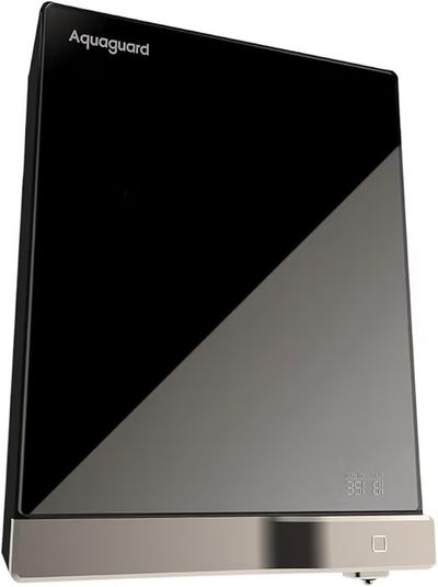 Aquaguard Slim Glass 9-Stage RO+UV Water Purifier | Toughened Glass Exterior (1st time ever)