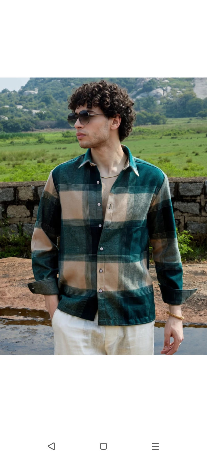 Take a look at this Men Regular Fit Checkered Spread Collar Casual Shirt on Flipkart