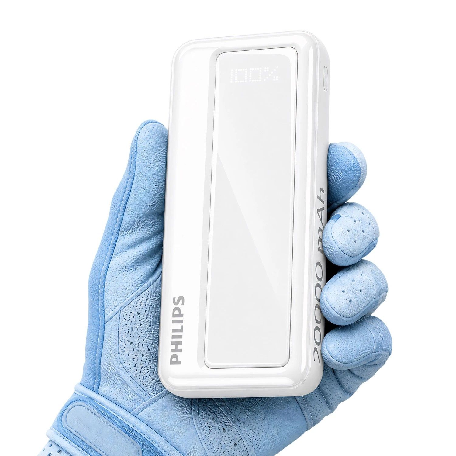 PHILIPS 20000 mAh 22.5 W Power Bank (Alba White, Lithium Polymer, Fast Charging for Mobile)