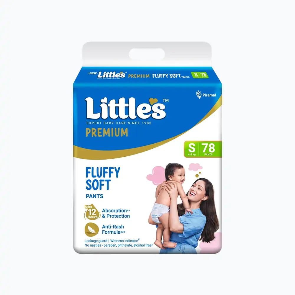 Little's Fluffy Soft Baby Diaper 78 Pants