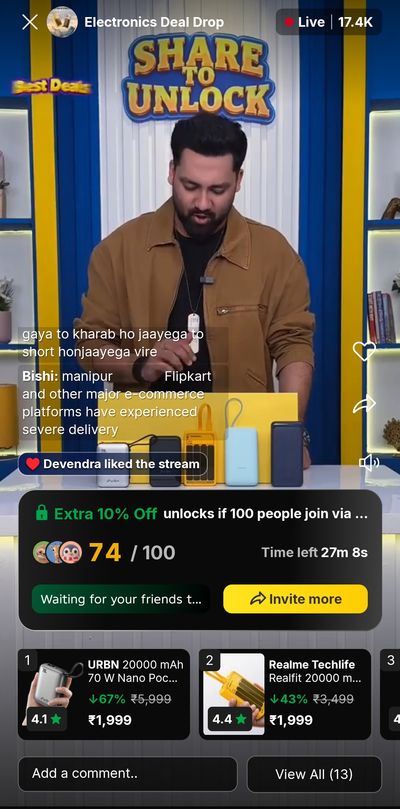’Electronics Deal Drop’ on Flipkart Live Extra 10% on Power Banks