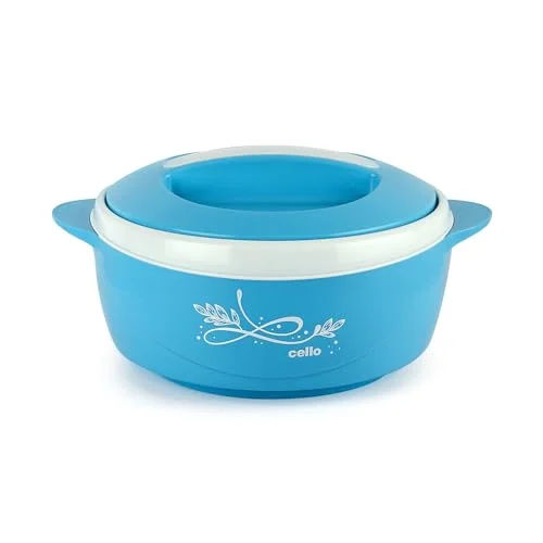 CELLO Sapphire Insulated Casserole Hot Pot For Kitchen 1250 ml Blue