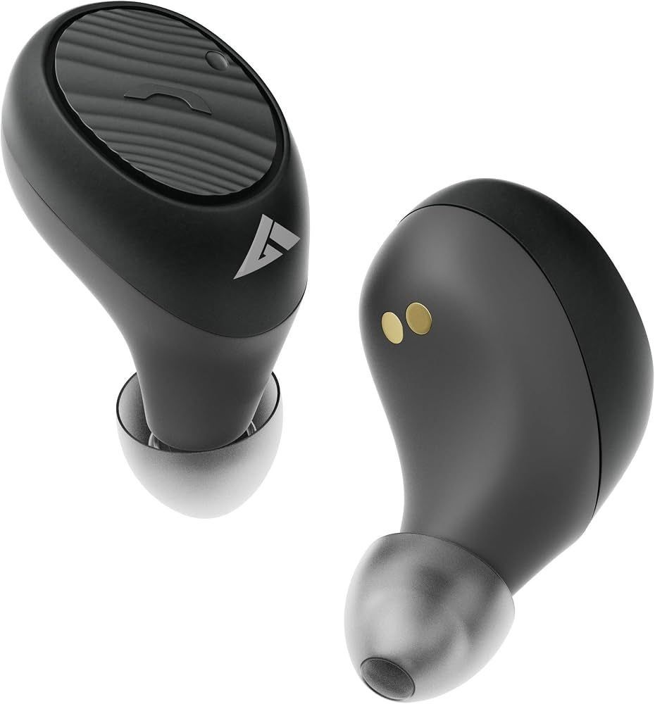 GOBOULT AirBass LiveBuds Truly Wireless Bluetooth in Ear Earbuds with Mic (Black)