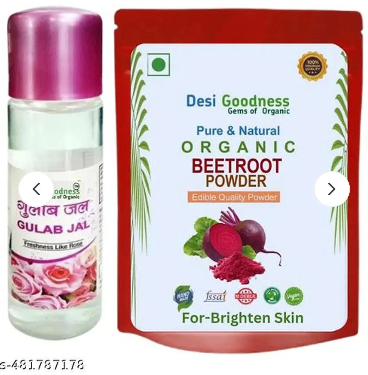 Desi Goodness - Fairness Face Pack for All Skin Type (Pack of 2)