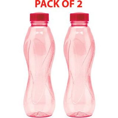 Pack of 2 Milton 1000ml Water Bottles | Leakproof Reusable Water Bottle for Home, Office & Gym | Assorted Colors