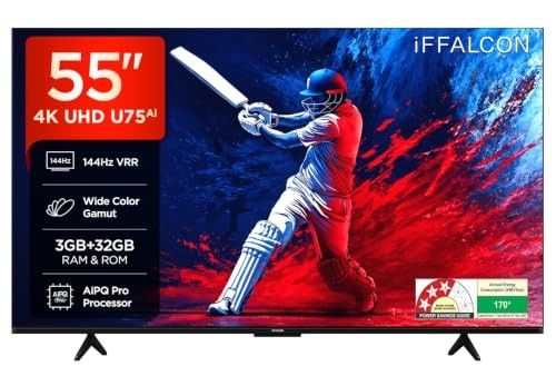 iFFALCON 139 cm (55 Inches) 4K UHD Smart LED Google TV