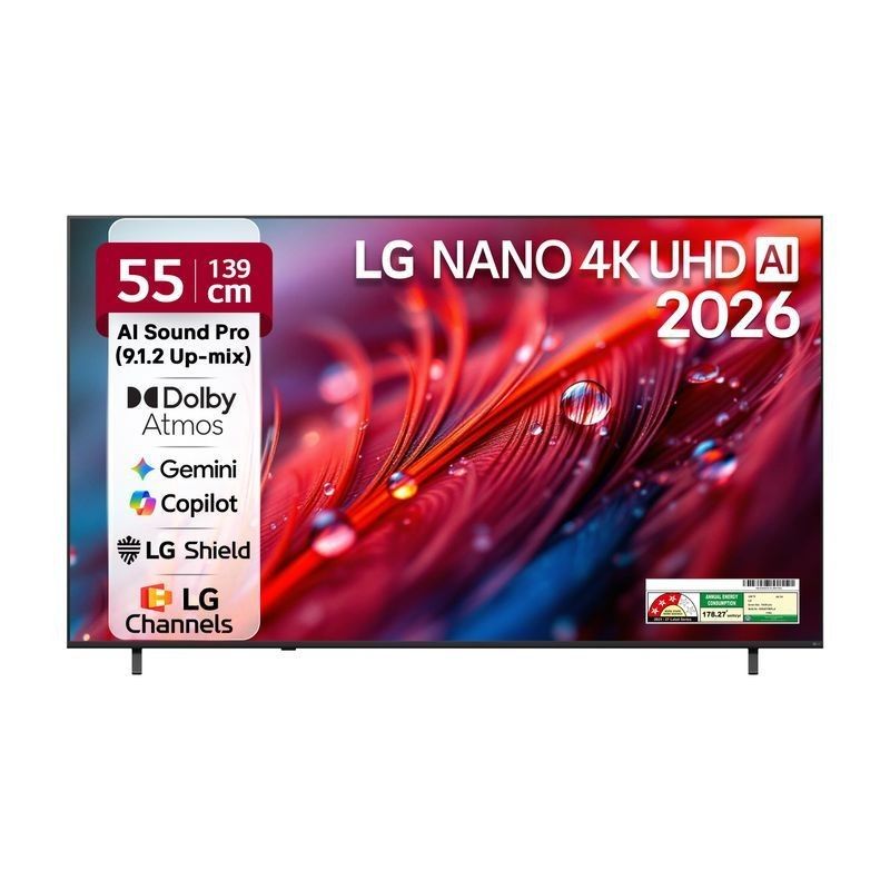 LG 139 cm (55 inch) Ultra HD (4K) LED Smart WebOS TV 2026 Edition