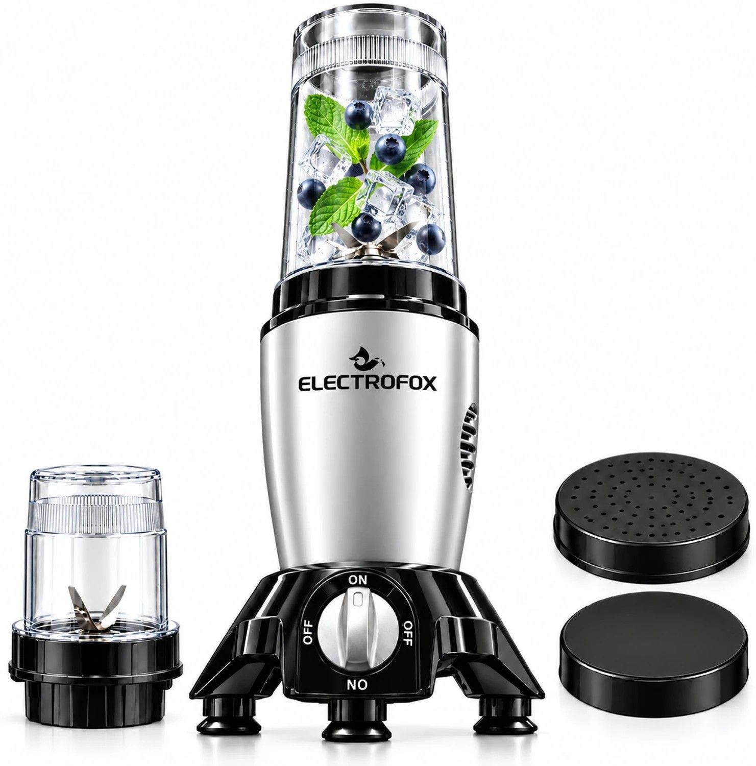 Electrofox Nutri Force Powerful 750 W Juicer Mixer Grinder (Nutri...more
