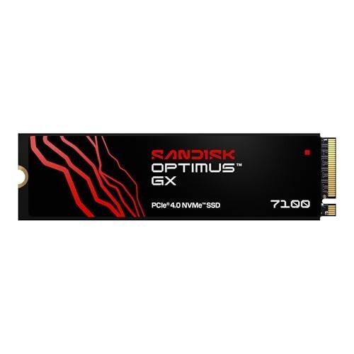 SanDisk Optimus™ GX 7100 NVMe™ 1 TB Internal SSD, Upto 7250 MB/s R, PCIe® Gen 4.0 M.2 (2280)