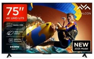 İFFALCON U75 189 cm (75 inch) Ultra HD (4K) LED Smart Google TV 30W 3GB/32GB | 144Hz VRR