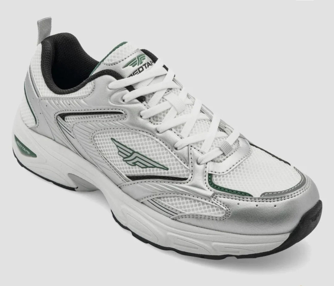 RED TAPE Casual Shoes for Men for Everyday Style Sneakers For Men (Grey, Green, 9)