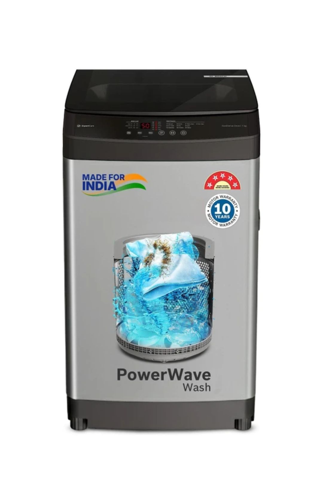 BOSCH 8 kg Fully Automatic Top Load Grey (WOE80AHOIN)
